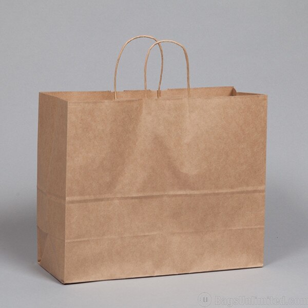 Natural Kraft Paper Shopping Bags w